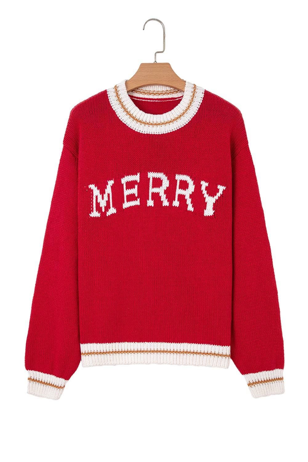 MERRY Drop Shoulder Christmas Sweater