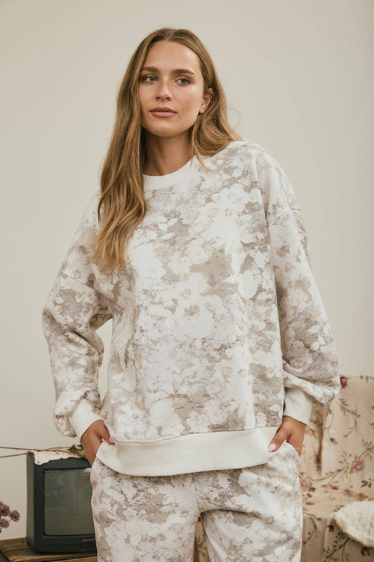 Finley Floral Wash Crew Neck