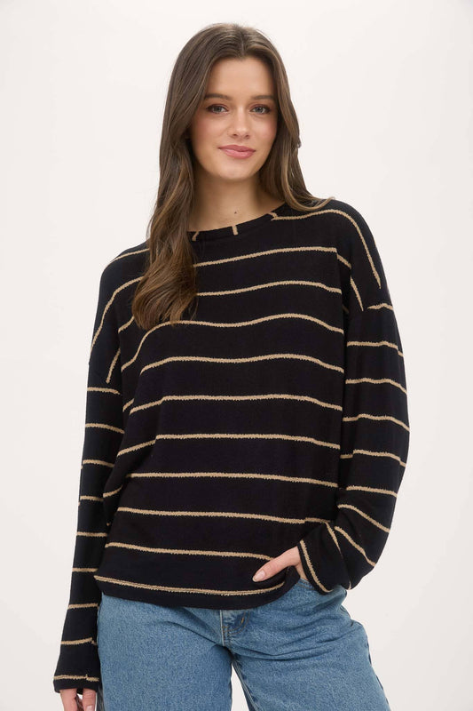 Lexi Drop Shoulder Lightweight Knit Sweater