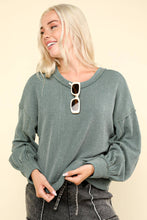 Load image into Gallery viewer, Anya Ribbed Top - Moss Green
