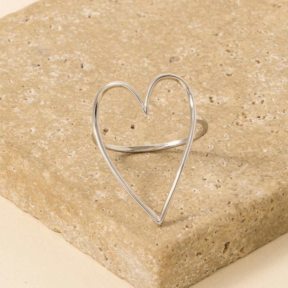 Heart Cut Out Ring: GD