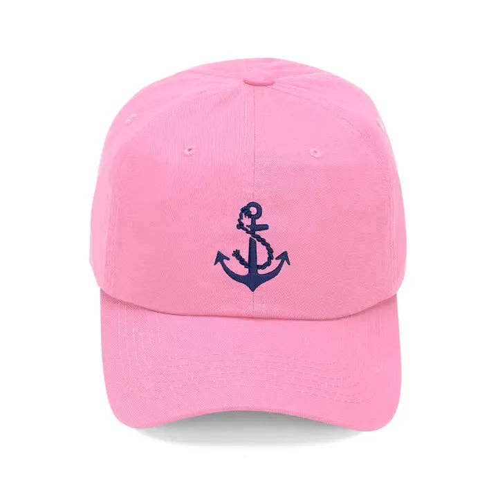 Anchor Embroidered Cap - 2 Colors