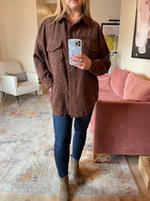 Load image into Gallery viewer, Willa Brown Corduroy Shacket (1 left)
