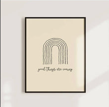 Load image into Gallery viewer, Good Things Are Coming 11x14 Framed Print - Social Good
